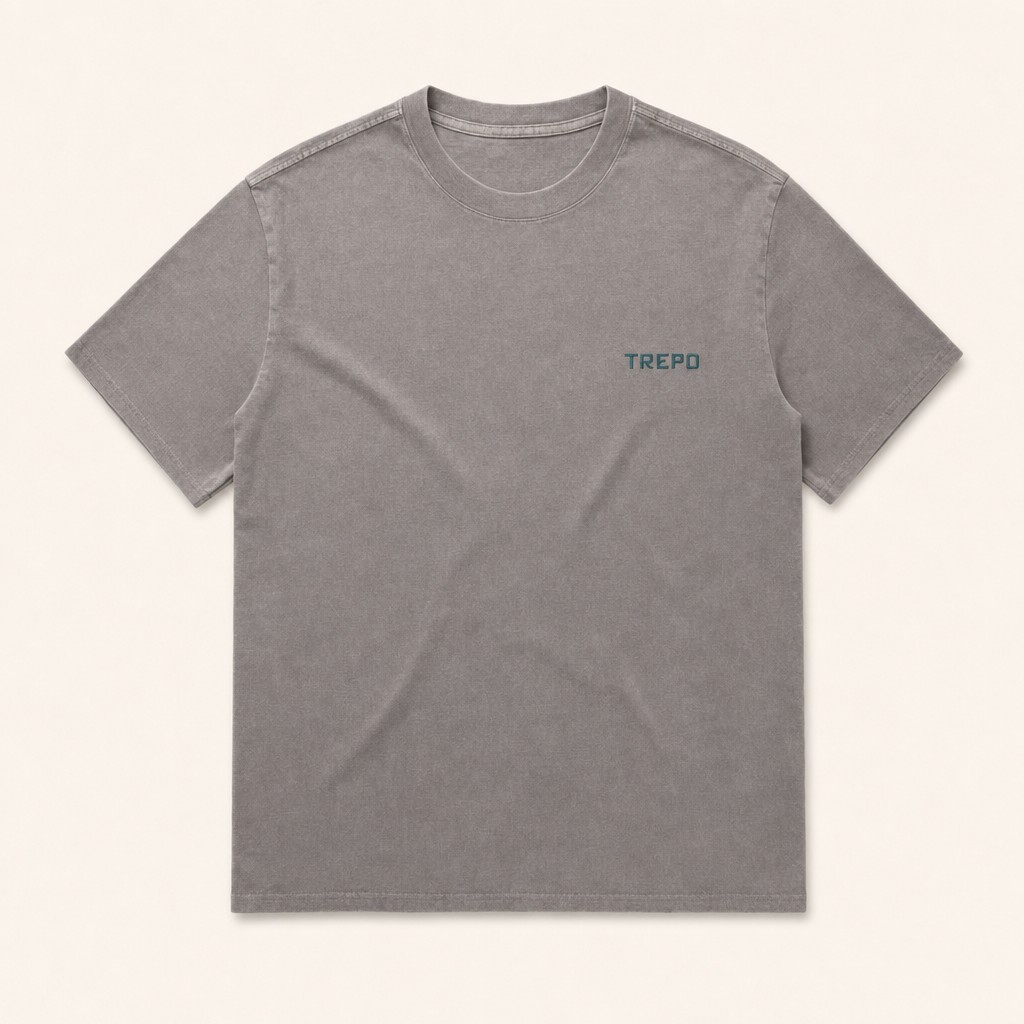 The Heavy Faded Tee — Faded Grey